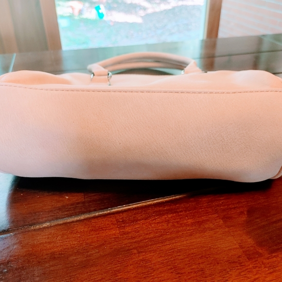 .Blush Pink Satchel with Shoulder Strap - Picture 9 of 11